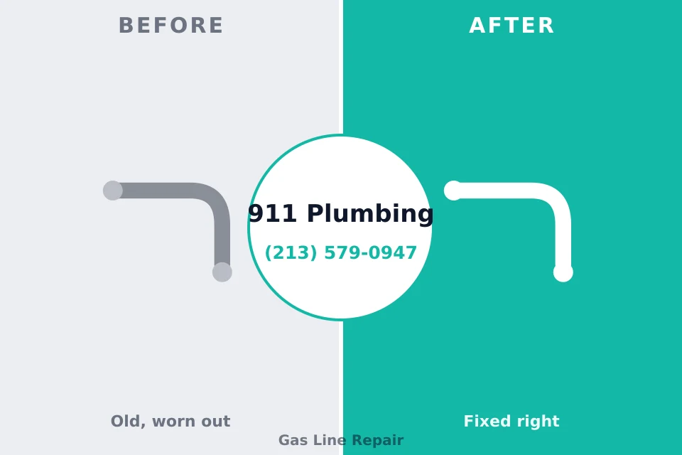 Before and after: plumbing repair Lake of the Woods, AZ
